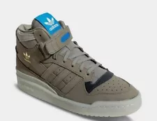 NIB $120 Adidas Forum Mid Men's Shoes Clay-Dgh Solid Grey-Sesame hq1508 Sz 11