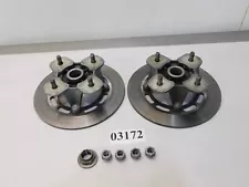 2004 Yamaha Grizzly 660 OEM Front Wheel Hubs & Rotors 5KM-25111-10-00