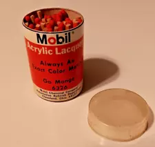 Mobil oil Lacquer auto paint match stick canister promo giveaway