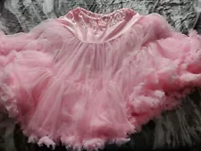 Sam's Petticoat Small Baby Soft Pink Fluffy (Fits Up To 18) 50s Underskirt