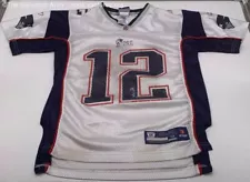 Reebok White New England Patriots Tom Brady #12 NFL Jersey Size M