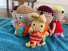 Crochet Family - Set of 5 - Hand Crochet Plush Dolls