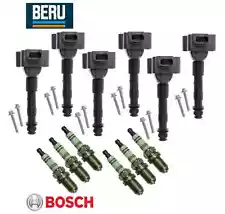 Ignition Coil (Updated) & Spark Plug (6sets) OEM for Porsche 911 Boxster Cayman