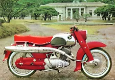 Honda Dream CS71 250cc 1958 motorcycle photo press photograph