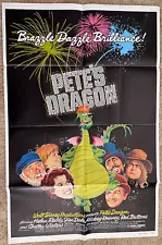 PETE'S DRAGON 1977 MOVIE POSTER 27x41 HELEN REDDY ELLIOTT GOULD