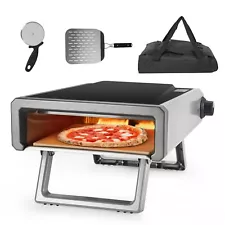 Garvee Pizza Oven Outdoor Gas Propane Portable Pizza Ovens, 12” Stainless Ste...