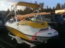 2003 Sea Doo 15' Bombardier Ski Boat Jet Drive & Has Trailer