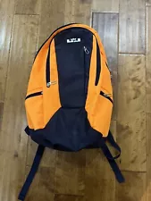 Nike LeBron James Orange Backpack