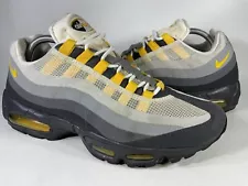 Nike Air Max 95 No Sew Yellow White Grey Mens Size 10 Rare 511306-071