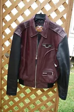 Vintage Harley Davidson leather Jacket XS, 95 year Anniversary Dealer Jacket