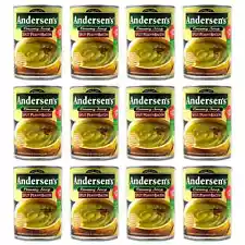 Andersen's - Split Pea with Bacon Soup - 15 oz - 12 pack EXP 06/2025 Free Ship