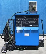 Miller Syncrowave 350 Tig Arc Welder CC AC DC Welding with Bernard Cooler