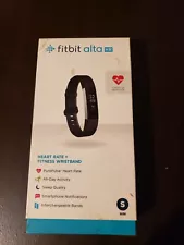 Fitbit Alta HR Heart Rate Wristband, S, Black, New and Sealed