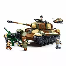 WW2 Tiger II German Heavy Battle Tank 930pcs - Tiger Ausf B - Army Panzer corps