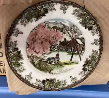 Johnson Brothers Friendly Village 50th Anniversary Canape Plates Set of 6 NEW