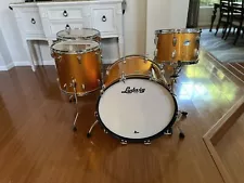 Ludwig Classic Maple 4pc Drum Set Gold Sparkle 24/13/16/18