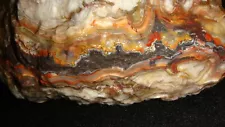 HI GRADE LAGUNA LACE AGATE ROUGH SPECIMEN 3 3/4 POUNDS CHIHUAHUA MEXICO