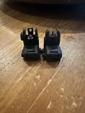 Magpul Industries MBUS Generation II Sight Set Front & Rear Color Black