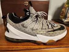 Nike LeBron 13 Low Cool Grey 2016 831925-071 Men’s Sneakers Sz 9