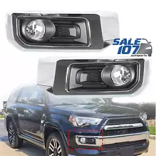 For 2014-2020 Toyota 4Runner Limited Bumper Fog Light Chrome&Black Left+Right (For: Toyota 4Runner)