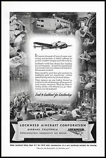 1939 LOCKHEED LODESTAR Aircraft AD Burbank, CA California