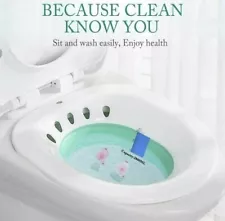 Sitz Bath for Hemorrhoids for Toilet Seat and Postpartum Care