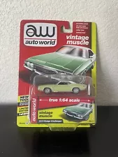 Auto World AW 73 1973 Dodge Challenger Vintage Muscle Diecast Car 1:64