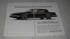 1990 Chrysler Imperial Ad - The American luxury car has a new standard