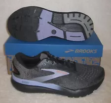 BROOKS GHOST 16 WOMEN'S RUNNING SHOES SZ 8 NIB 120407 1B 093 EBONY LAVENDER