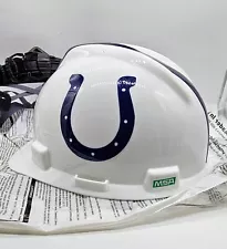 MSA Standard Size NFL Indianapolis Colts Construction Hard Hat