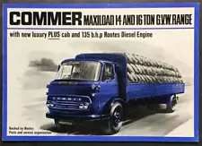 COMMER MAXILOAD 14 & 16 TON GVW Range Commercial Sales Brochure 1964 #892