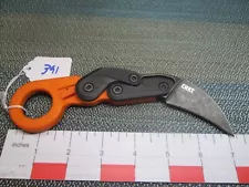 #391 Orange Grivory CRKT 4041O Provoke Karambit Kinematic® Innovation Knife