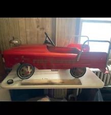 antique pedal cars Fire Truck