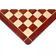 23" Bud Rosewood & Maple Wood Signature Wooden Chessboard with 60 mm Square