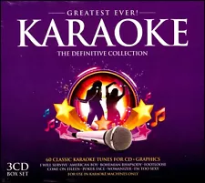 KARAOKE * 60 Great Classic Hits * NEW 3-CD Boxset * For Use with Karaoke Machine