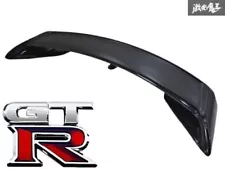 JDM OEM Nissan SKYLINE GT-R R35 Genuine Rear Wing Spoiler GTR Super Black Used