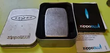 Zippo BLU Butane Lighter - Brushed Chrome Finish