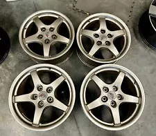 Rare 17” 18” Chevrolet Corvette C5 Wheels Magnesium OEM 2004 Alloy Wheels SET