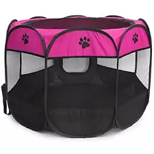 Pet Playpen Foldable Dog Playpens Portable Exercise Kennel Tent for P