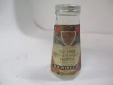 Vintage Bottle Red Label Genuine Hungarian Paprika