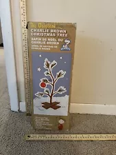 2011 The Original Peanuts Charlie Brown Christmas Tree 24" H. Never Used