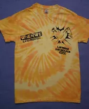 When We Were Young Concert Festival 2022 T-Shirt LV Orange Tie Dye Shirt Size S