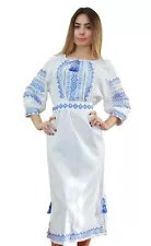 Ukrainian HANDMADE embroidered traditional ethnic dress for ladies, vyshyvanka