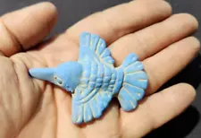 Pre Columbian Aztec Hummingbird Figure 6cm Clay Pendant Mexican Colibri God Maya