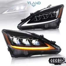 LED Headlights For Lexus IS250 IS250C IS350 IS350C IS220d ISF 06-14 W/Sequentia