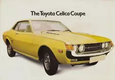 Toyota Celica 1600 ST Coupe 1974-75 UK Market Foldout Sales Brochure