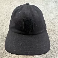 Nixon Hat Cap Adult Black One Size Strapback Adjustable Wool Casual Mens