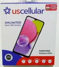 Samsung Galaxy A03s US Cellular Prepaid - SM-A037U 6.5"32GB 13MP/5MP ( New)