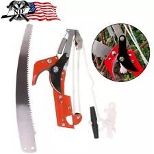 Retractable High Reach Tree Trimmer Pruner Saw Garden Branch Cutter Without Pole