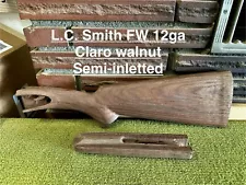 L.C. Smith 12ga FW stock